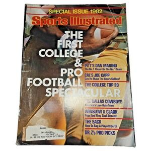 1982 Sports Illustrated Football Spectacular Dan Marino Joe Kapp Cowboys NFL